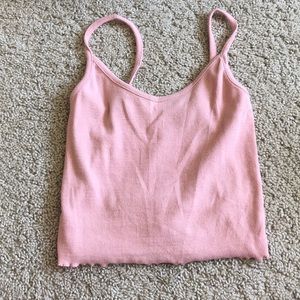 Light pink crop top
